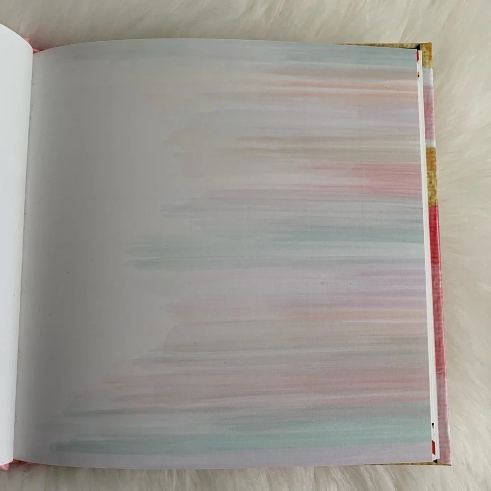 8x8 Address Planner Book Hibiscus Pink Gold